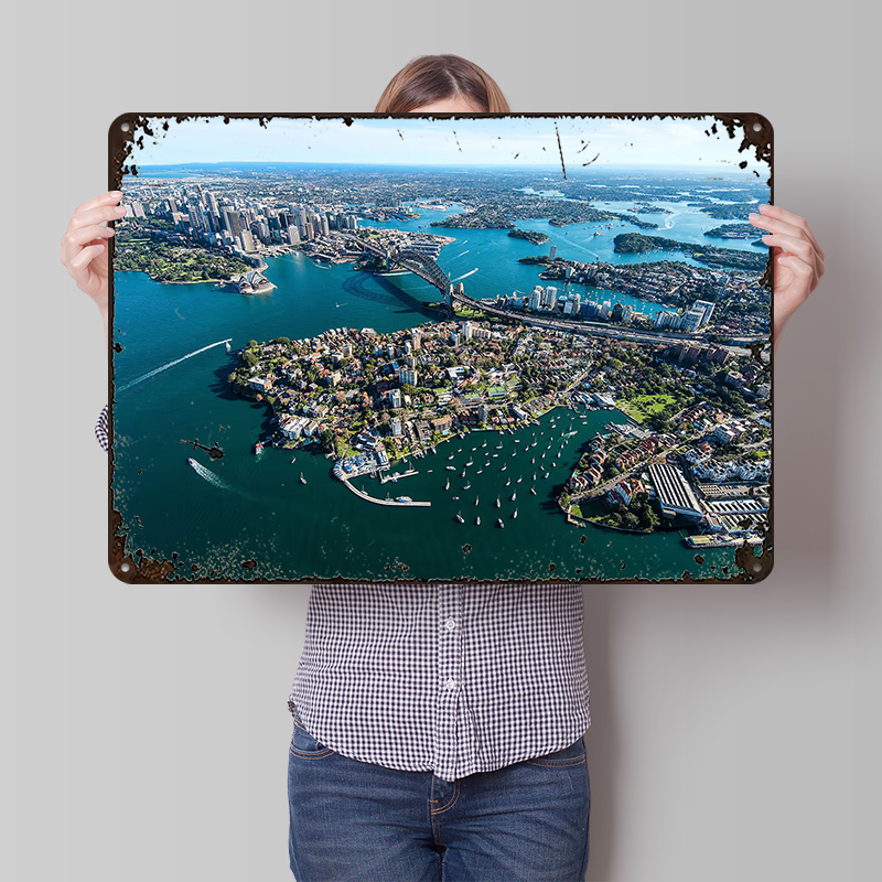 Travel Accessories Sydney - Póster Impreso de Viajes a Sídney,
