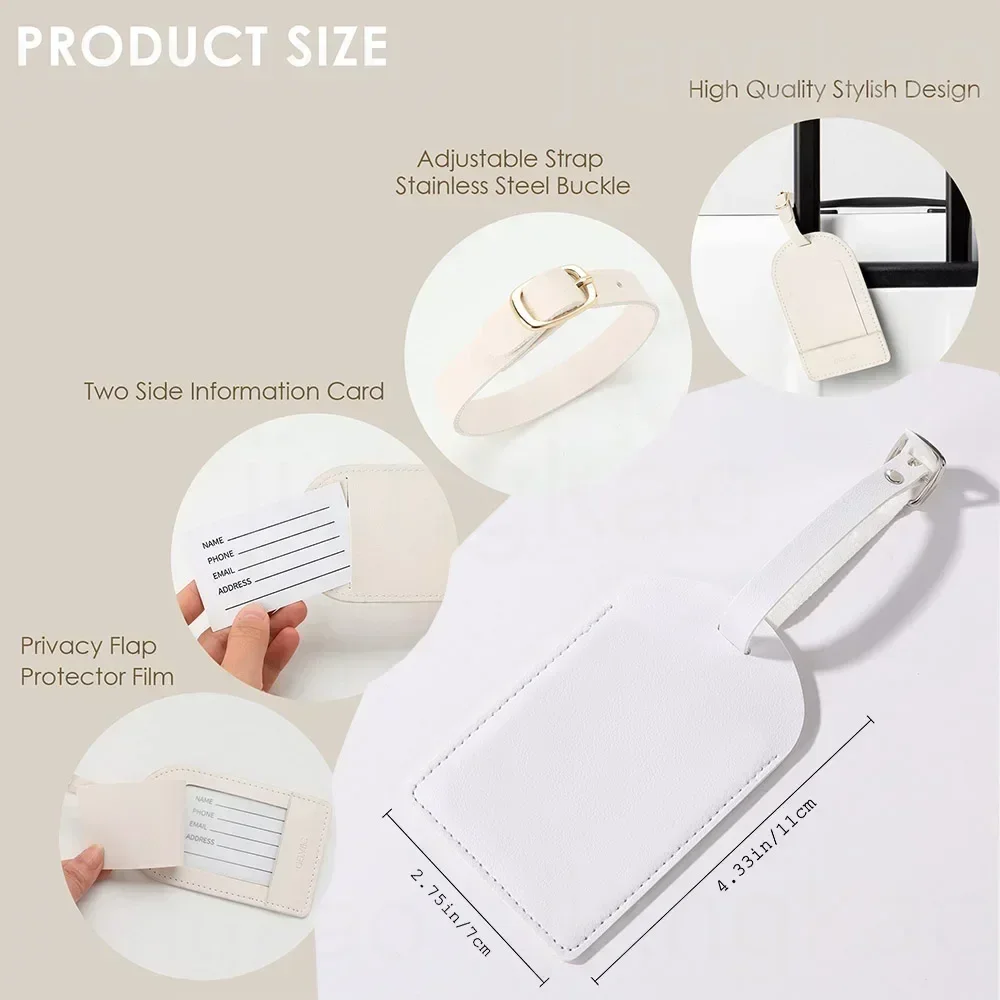 Etiqueta de equipaje de PU con - Travel Accessories Gifts For Her reseña y precio