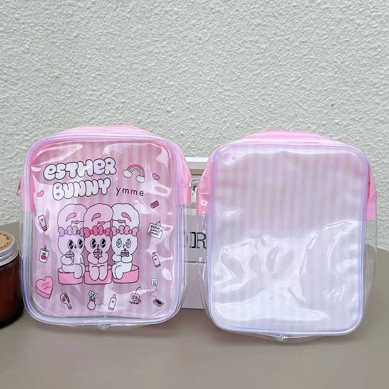 Bolsa de maquillaje transparen - Travel Accessories In Japan reseña y precio
