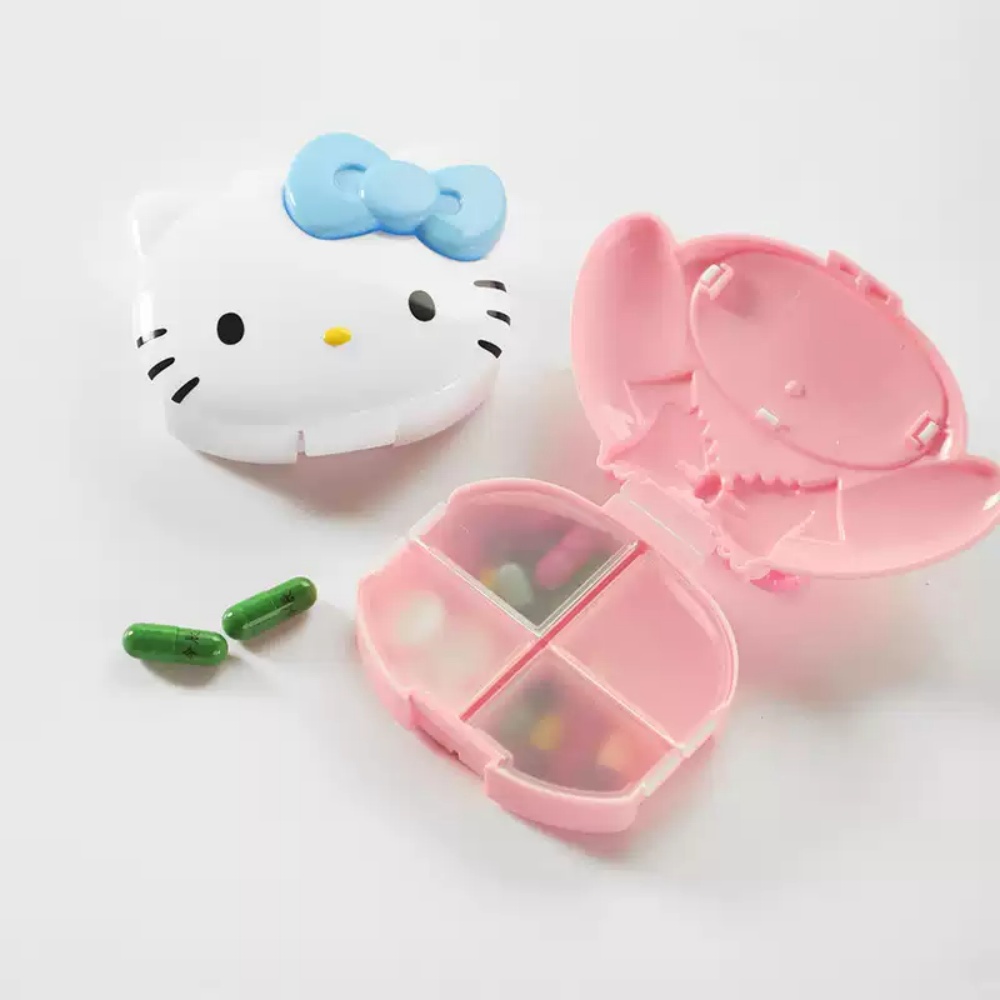 Pastillero de 4 Compartimentos - Travel Accessories In Japan reseña y precio