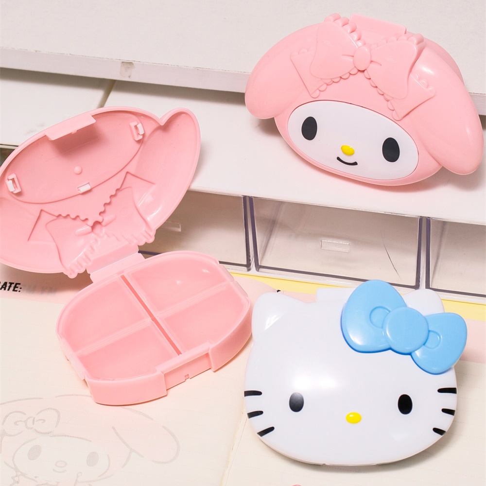 Pastillero de 4 Compartimentos - Travel Accessories In Japan reseña y precio