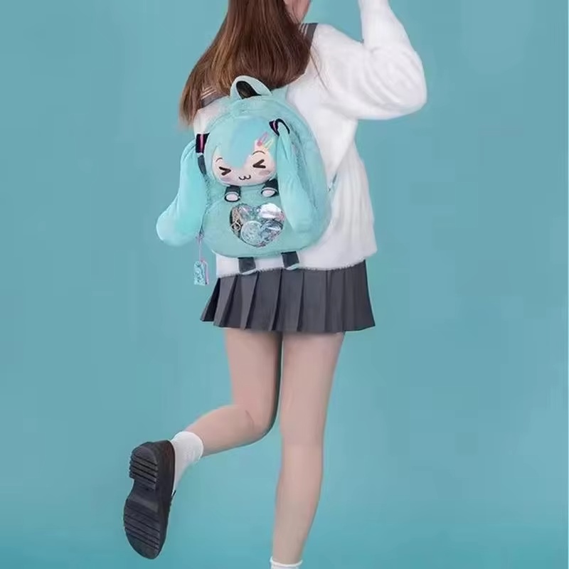 Mochila de Felpa Suave con Bor - Travel Accessories In Japan reseña y precio
