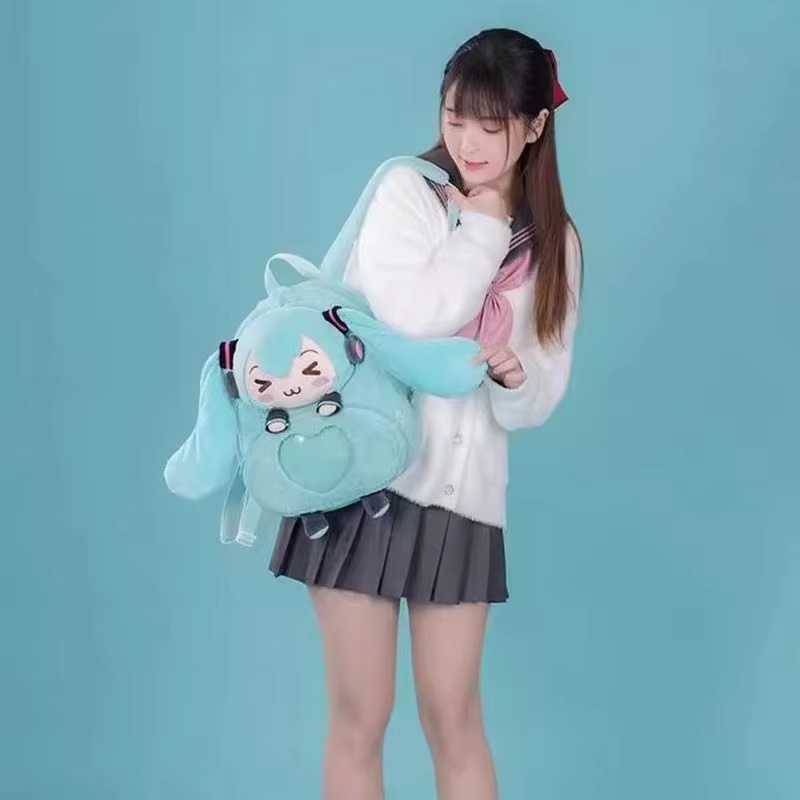 Mochila de Felpa Suave con Bor - Travel Accessories In Japan reseña y precio
