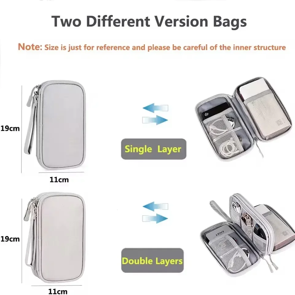Bolsa de Viaje para Cables, Es - Travel Accessories Electronics reseña y precio