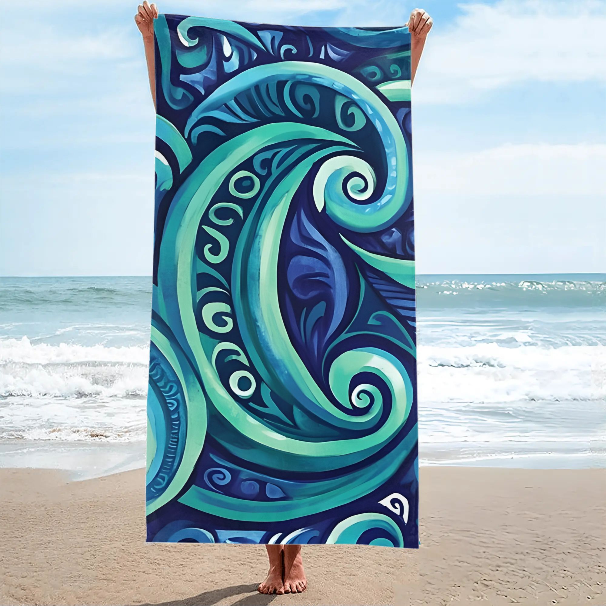 1 toalla de playa bohemia con  - Travel Yoga Accessories reseña y precio