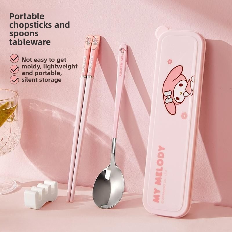 Juego de cubiertos portátil co - Travel Accessories In Japan reseña y precio